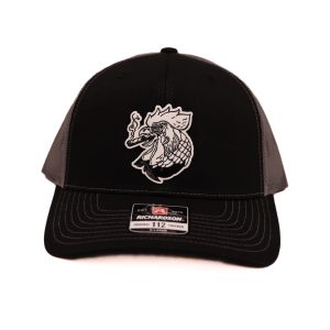 Smokey's Richardson Hat, Black and Charcoal mesh UV texture build patch.